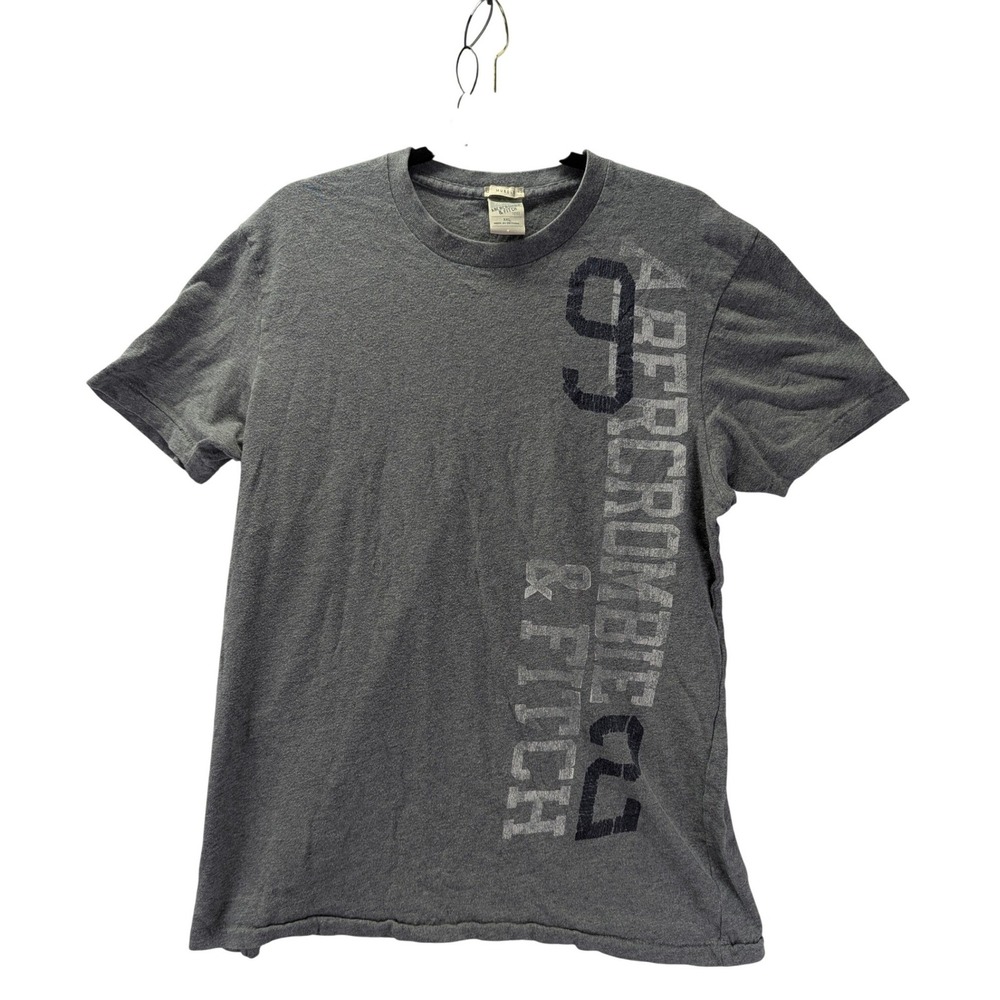 Vintage Abercrombie & Fitch Muscle Tee Gray Single Stitch Graphic T-Shirt XXL